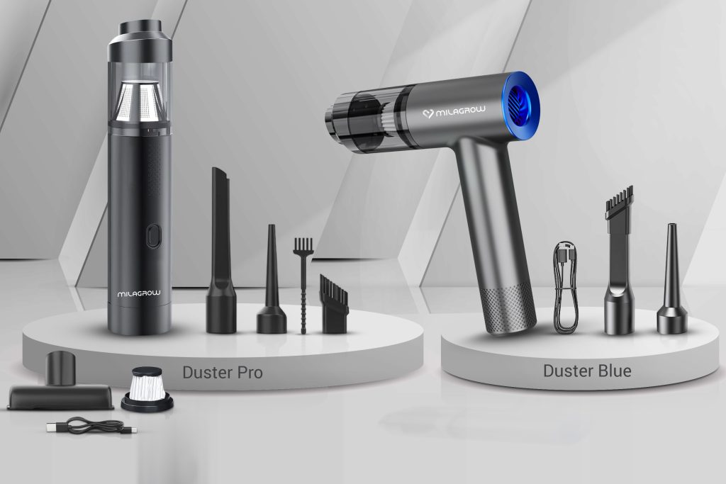Milagrow Launches Duster Blue & Duster Pro Portable Vacuum Cleaners in India