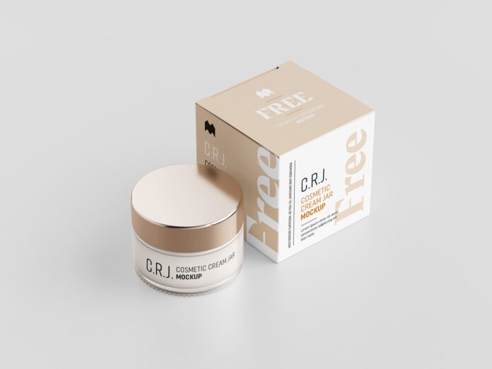cream packaging boxes