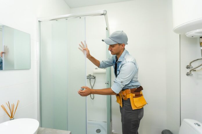 shower door not sliding